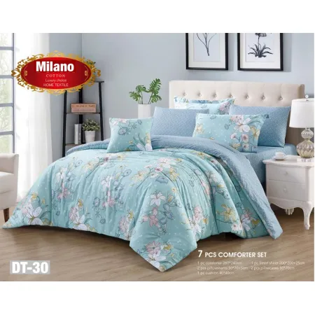 Milanobedlinen Comforter DT 100% Cotton 7pcs Set